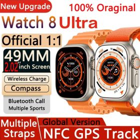 Smart Watch 8 Ultra IWO Watch Ultra NFC Smartwatch Series 8 Bluetooth Call 2.0 Inch Wireless Fitness Watch