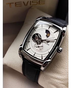 Tevise Original Watch (Black Silver)