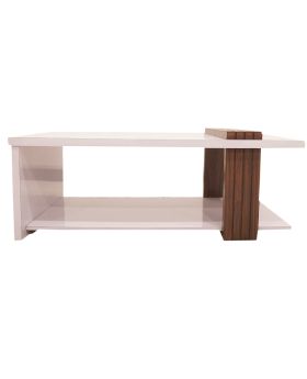 Wooden Stripe Center Table