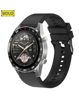 YOLO Fortuner PRO BT Calling Smart Watch 1.32" HD Display Heart Rate Sensor SpO2 Monitor Music Playback Built-in Speaker and Microphone